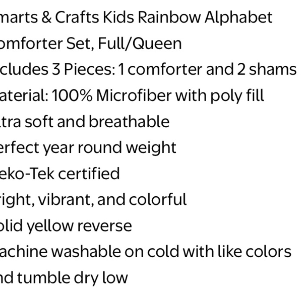 Colorful Alphabet Bedding Set - Picture 8 of 8